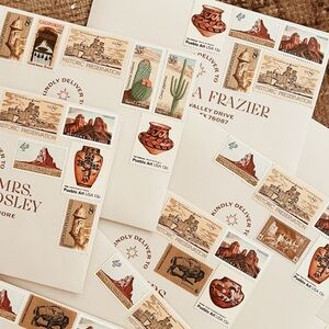 Vintage Wedding Stamps